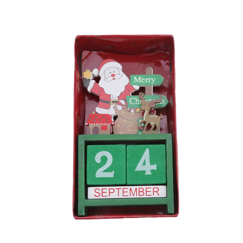 Wooden Christmas Countdown -  Click Save