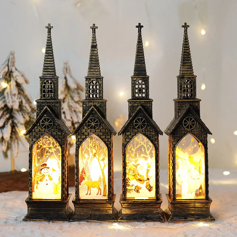 Christmas Church Lantern -  Click Save