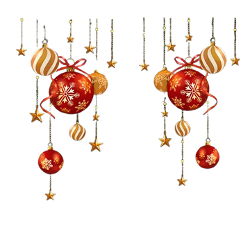 Christmas Window Stickers -  Click Save