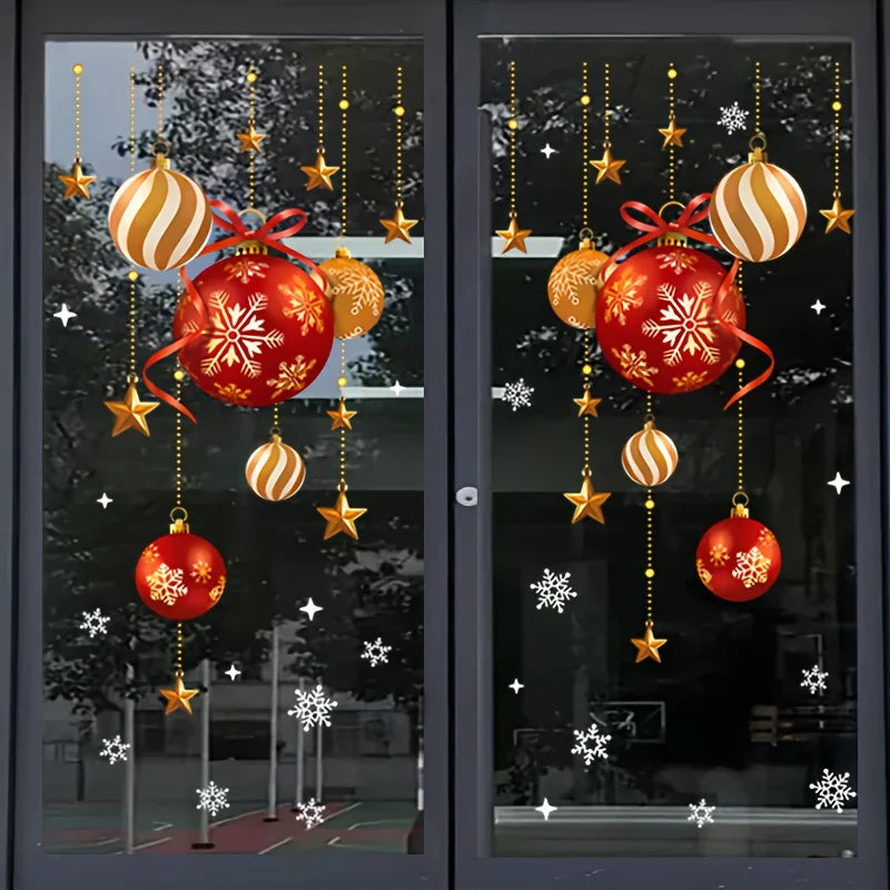 Christmas Window Stickers -  Click Save
