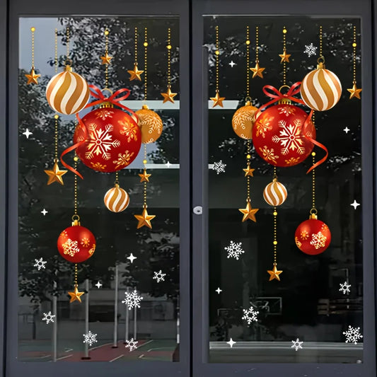 Christmas Window Stickers -  Click Save