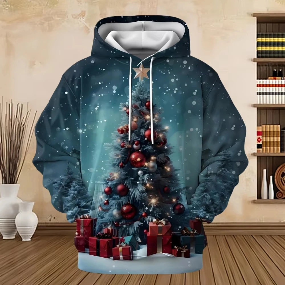 Christmas Santa Hoodie -  Click Save