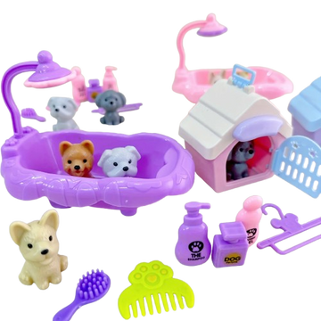Dog Family Toy Set -  Click Save