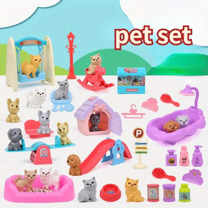 Dog Family Toy Set -  Click Save