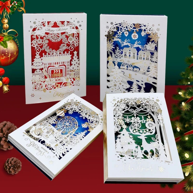 Christmas Greeting Card -  Click Save