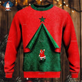 Ugly Christmas Sweatshirt -  Click Save