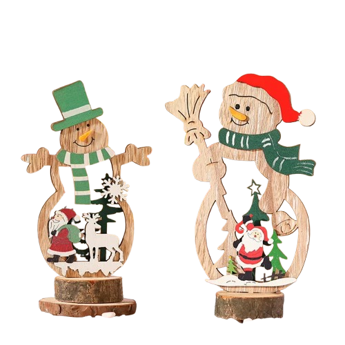 Wooden Christmas Ornaments -  Click Save