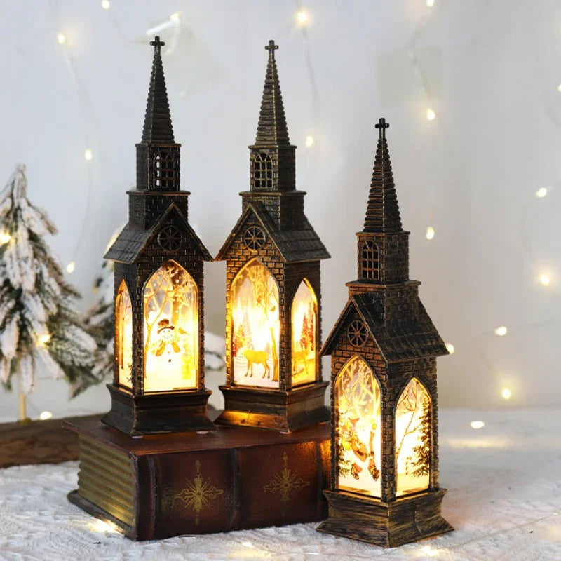 Christmas Church Lantern -  Click Save