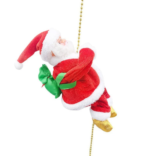 Electric Santa Climbing Toy -  Click Save