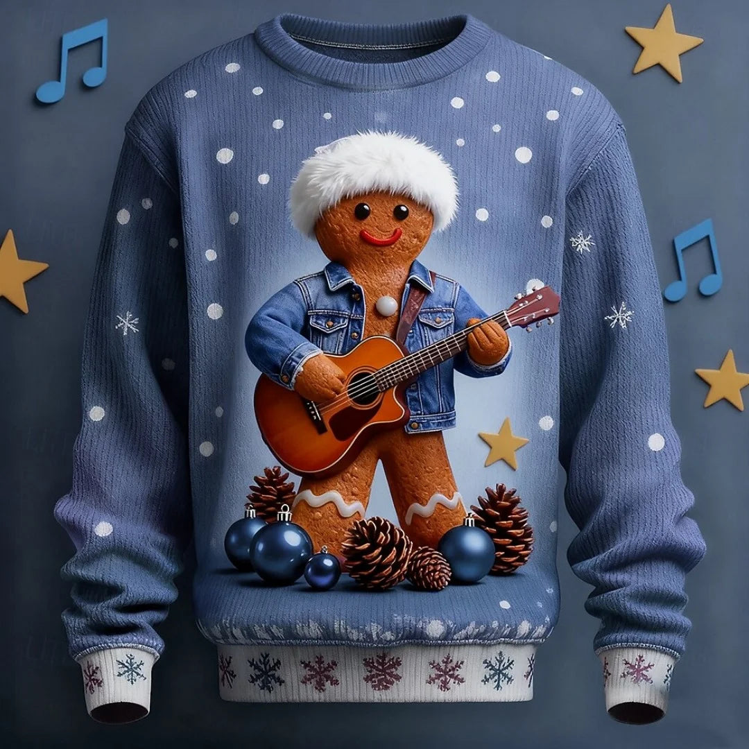 Snowflake Christmas Sweatshirt -  Click Save