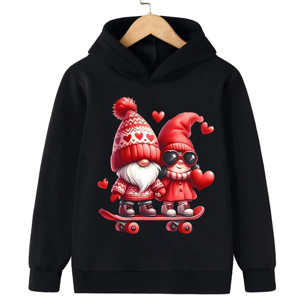 Cartoon Santa Christmas Hoodie -  Click Save