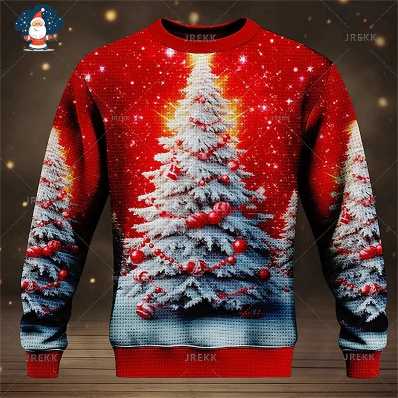 Ugly Christmas Sweatshirt -  Click Save