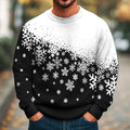 Snowflake Christmas Sweatshirt -  Click Save