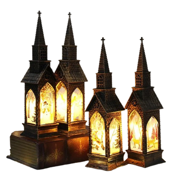 Christmas Church Lantern -  Click Save