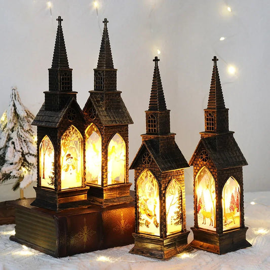 Christmas Church Lantern -  Click Save