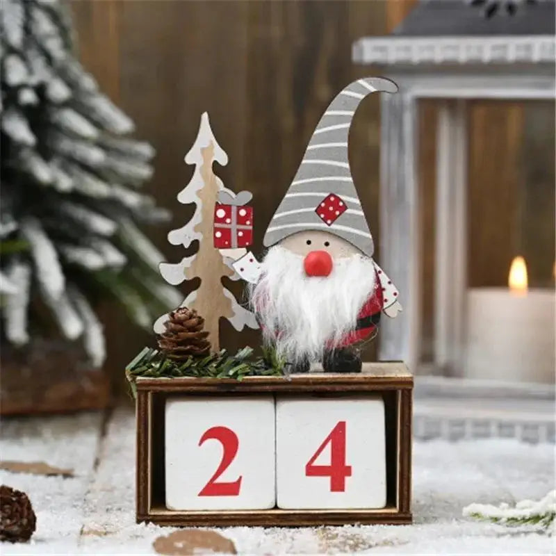 Wooden Christmas Calendar -  Click Save