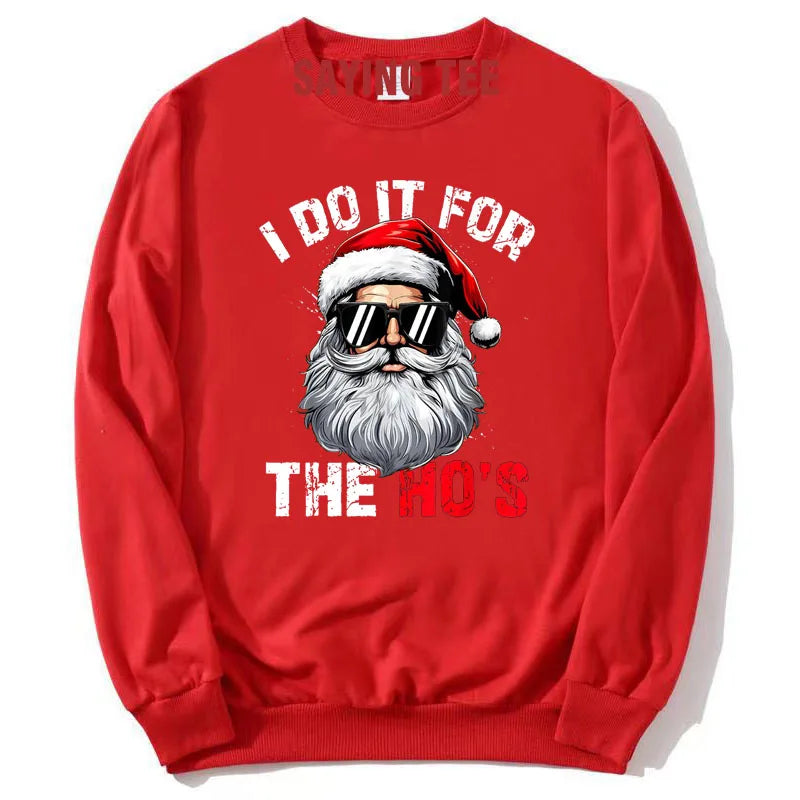 Funny Santa Sweatshirt -  Click Save