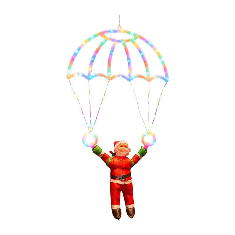 Santa Parachute Lantern Lights -  Click Save