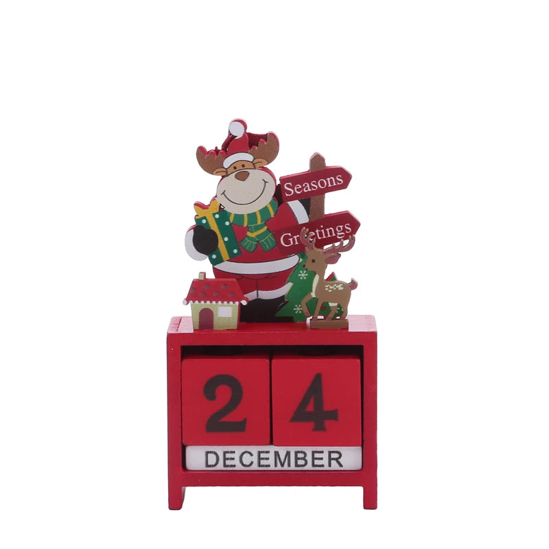Wooden Christmas Countdown -  Click Save