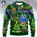 Ugly Christmas Sweatshirt -  Click Save