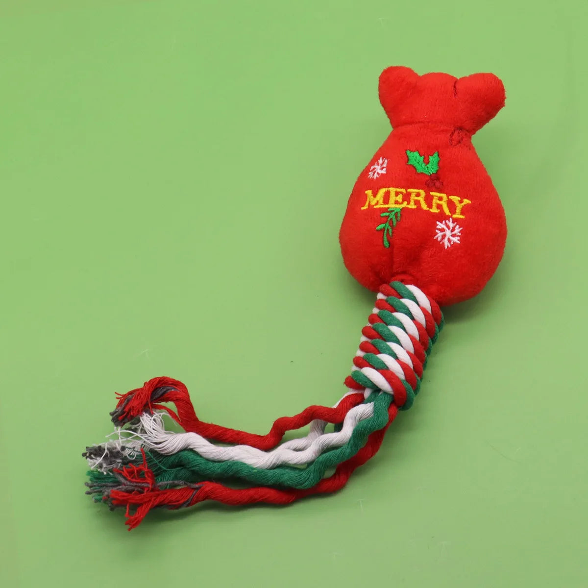 Festive Plush Chew Toy -  Click Save