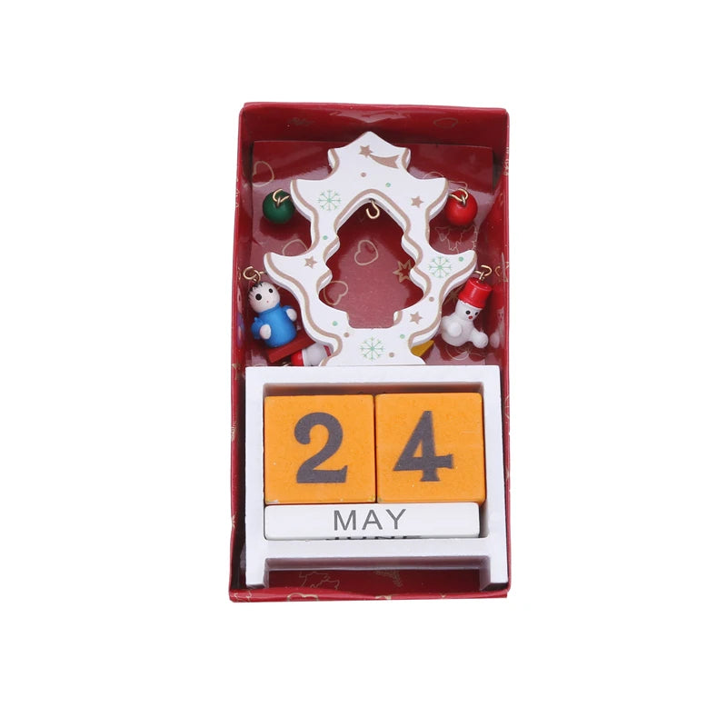 Wooden Christmas Countdown -  Click Save