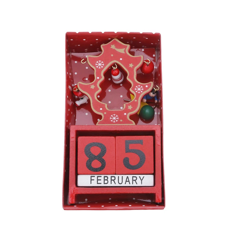 Wooden Christmas Countdown -  Click Save