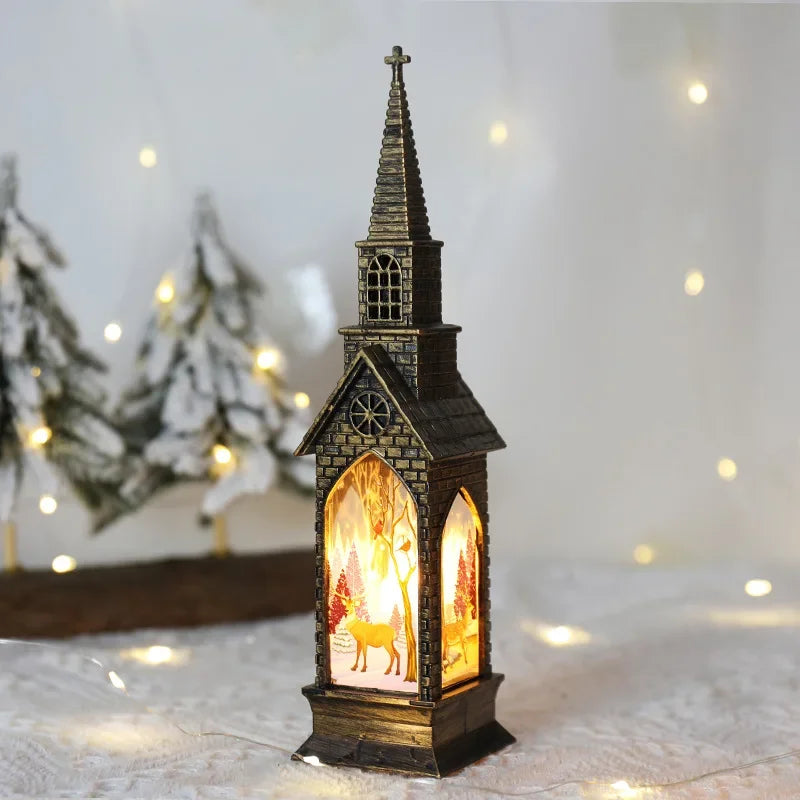 Christmas Church Lantern -  Click Save
