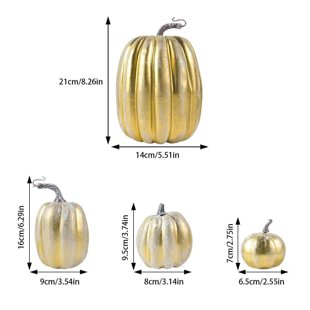 Pumpkins Assorted Decor Set -  Click Save