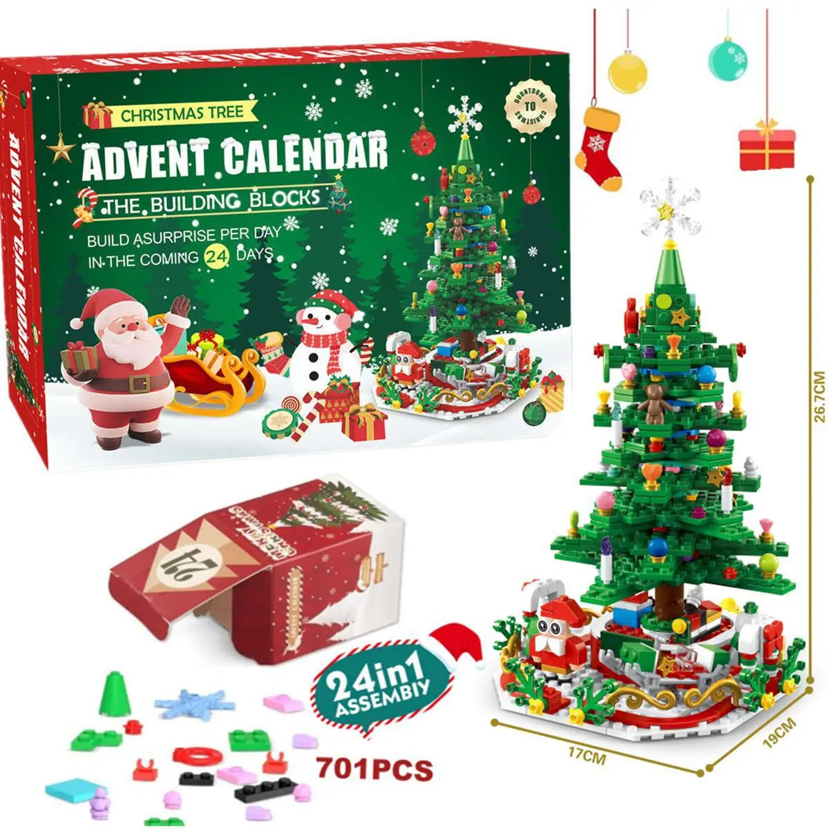 Christmas Advent Calendar Gift -  Click Save