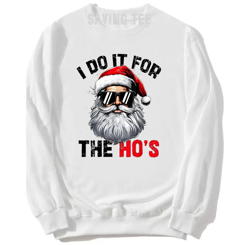 Funny Santa Sweatshirt -  Click Save