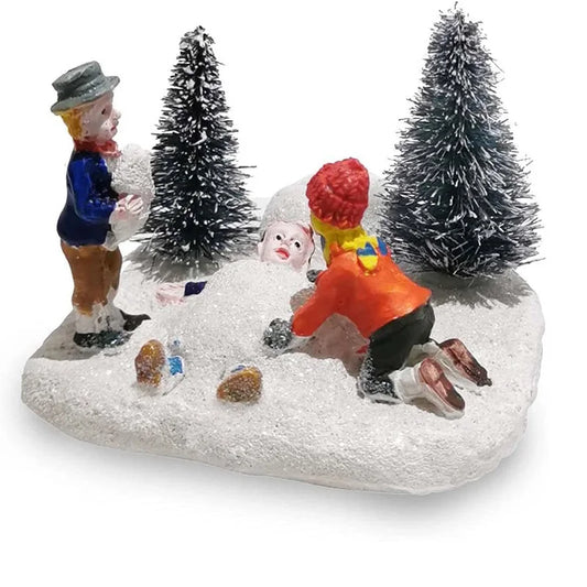 Christmas Village Figurine Set -  Click Save
